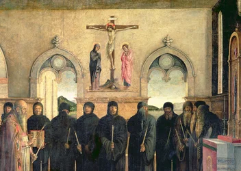 The Funeral of St. Jerome (detail)
